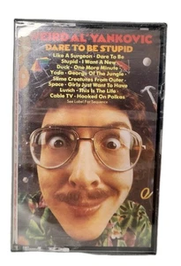 WEIRD Al YANKOVIC DARE TO BE STUPID 1985 CASSETTE TAPE SCOTTI BROS New Sealed - Picture 1 of 3