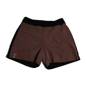 On Cloud Lightweight Shorts Burgundy Mens Lined Run On Clouds Sz M - Picture 1 of 7