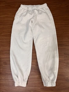 John Galt California Pants Women One size Cream Lounge Pull On Sweatpants Pocket - Picture 1 of 16