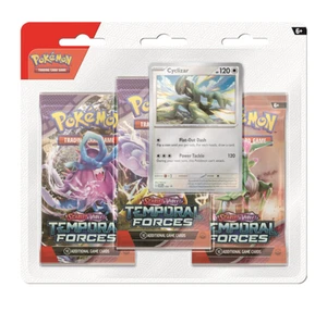 Pokemon Scarlet & Violet Temporal Forces 3 Pack Blister | Cyclizar Promo - Picture 1 of 1