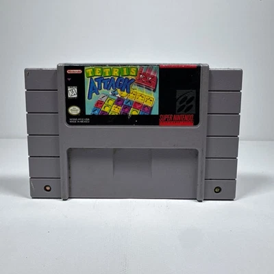SUPER NINTENDO (Nintendo, 1992) TETRIS ATTACK Game Cartridge only. (1)  - Image 1 of 4