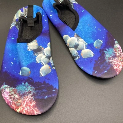Vifuur Adult Unisex Slip On Water Shoes LV5 Gray Floral Size EU:38/39 - Image 1 of 4