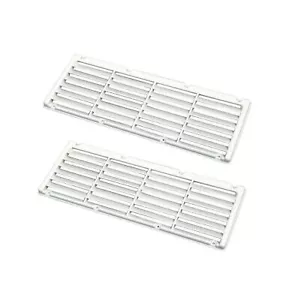 2 MPK Fridge Vent Caravan Motorhome White Surface Mounted Air 369 x 139 5045.21W - Picture 1 of 4