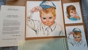 Vintage Northern 7 Pastel Prints - New in original box- Free Shipping - Picture 1 of 11