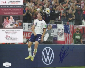 Foto 8x10 firmada por Brenden Aaronson con certificado de autenticidad JSA #AX07535 USMNT Leeds United - Imagen 1 de 2