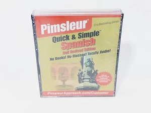 Pimsleur Quick Simple Spanish 4 CD Audio Set 2nd Revised Edition, Factory Sealed - Picture 1 of 3