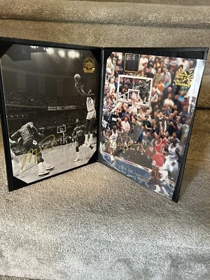 MICHAEL JORDAN UPPER DECK AUTHENTICATED "LAST SHOT" 8x10 COA LIMITED EDITION - Image 1 of 4