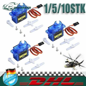 SG90 Micro Mini Servo Motor 9G für RC Hubschrauber Flugzeug Arduino Control 180° - Bild 1 von 14