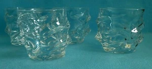 Eichholtz Gatsby Kristall Whisky Glas 4er Set 10oz 3-5/8" H Neu ohne Etikett unbenutzt - Bild 1 von 12