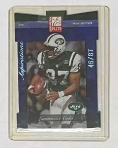 2002 Donruss Elite Aspirations #33 Laveranues Coles # 46/87 Jets ***Die-Cut*** - Bild 1 von 1