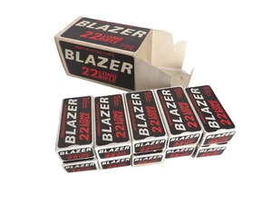 Vintage Blazer 22 long Rifle Brick Box Size w/10 Small Boxes - Empty Collectible - Picture 1 of 19