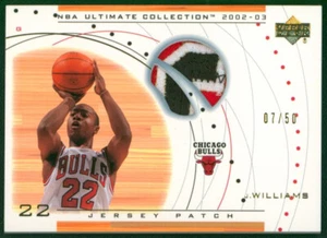 2002-03 Upper Deck Ultimate Collection JAY WILLIAMS RC Jersey Patch Rare SP #/50 - Picture 1 of 2