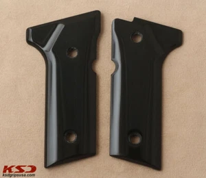 KSD Brand Beretta Vertec, 92X Vertec, Compatible Black Acrylic Grips - Picture 1 of 1