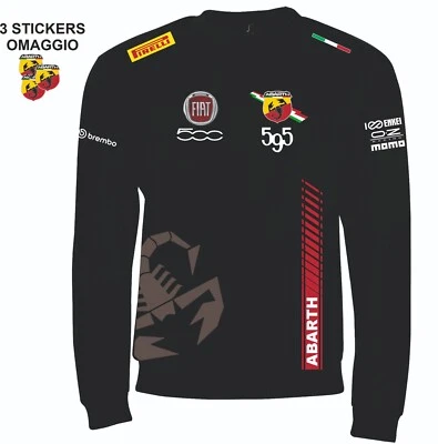 SOL'S Felpa ABARTH Racing Team replica assetto corse AUTO RALLY 595 competizione