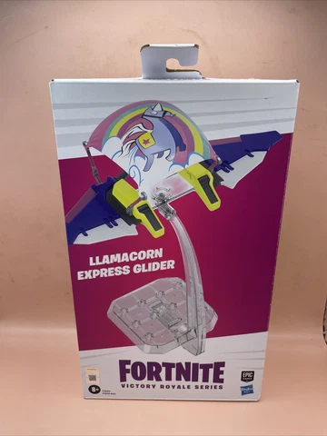 New 2022 Hasbro Fortnite Victory Royale Series LLAMACORN EXPRESS GLIDER #4 Cover