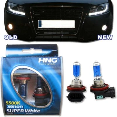 2x H11 55W Fog Light Bulbs to Match 5000K 6000K XENON HID Headlights 5500K 12V - Image 1 of 4