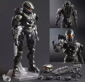 US! Play Arts Kai HALO 5 MASTER CHIEF Action Figure Statua Modellino Collezione Giocattolo - Foto 1 di 7