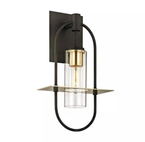 Troy Lighting Smyth 1 Light Wall, Dark Bronze And Brushed Brass - B6392 - Picture 1 of 2