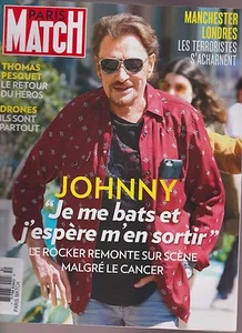 PARIS MATCH FRENCH MAGAZINE #3551 JUNE 2017, JOHNNY. - Picture 1 of 1