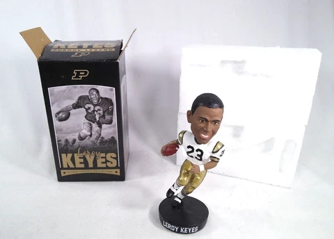 SGA Purdue University Boilermakers Football Leroy Keyes Bobblehead #23 w/ Box Cover