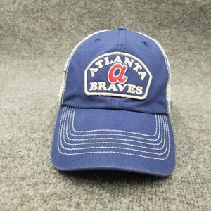 Gorra Atlanta Braves para hombre ajustada elástica malla azul 47 marca Cooperstown - Imagen 1 de 10