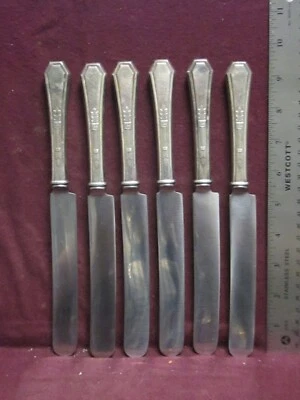 6pc Silverplate   Wm A. Rogers & SON MAYFAIR OLD FRENCH BLUNT KNIFE 9 1/2" NM - Image 1 of 3