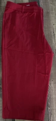 St. Johns Bay Capri Red Stretch Dress Pants Womens Size 20W - Image 1 of 4