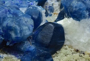 2385 Gram Rare Fluorescent Afghanite Crystals With Wernerite Scapolite On Matrix - Picture 1 of 10