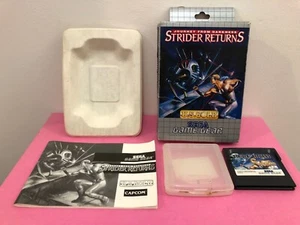 Strider Returns - Sega Game Gear - Boxed with Manual - Gamegear GG Complete CIB - Picture 1 of 15