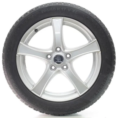 Skoda Octavia III 5E Winterräder 5-Speichen Semperit 205/50R17 DOT22 KBA 50397 - Bild 1 von 4