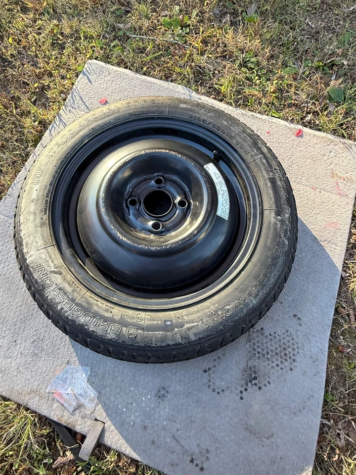 2010 HONDA INSIGHT HYBRID SPARE TIRE T135 80 D15 OEM  - Image 1 of 4