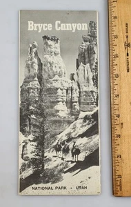 Vintage 1958 Bryce Canyon National Park Broschüre Utah Travel Dept. of interior - Bild 1 von 5