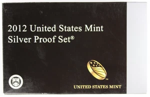 2012 S US Silver Proof Set w/ Box & COA - Picture 1 of 9