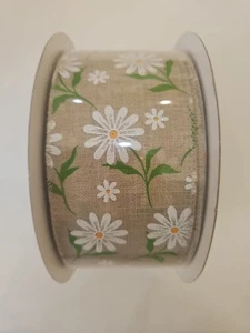 KIRKLAND  WIRE EDGED RIBBON Width 6.3 Cm /2.5  Ins. Content 45.7 Metres (KR05) - Picture 1 of 6