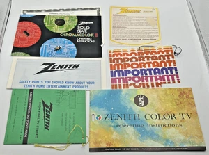 Zenith Manual and Literature Lot - Picture 1 of 10