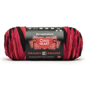 Rotes Herz All in One Granny Square - Rubinrot - Bild 1 von 1
