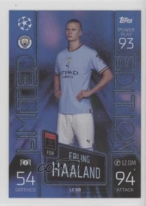 2022-23 Topps Match Attax UEFA Club Competitions Blue Burst Erling Haaland #LEBB - Picture 1 of 5