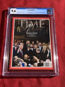 ⭐️ CGC 9.6 Grade 2/10/25 Time Magazine Donald Trump “Inauguration” Cover ⭐️ - Picture 1 of 2