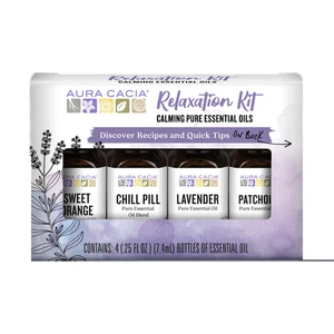 Kit de aceites esenciales puros Discover Relaxation, botellas de 0,25 fl oz (paquete de 4) - Imagen 1 de 12