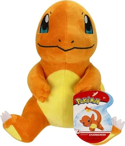 Pokemon CHARMANDER PELUCHE Fuoco 20cm Seduto Fuoco - Amico di Pikachu - Jazwares - Imagen 1 de 2
