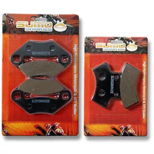 Polaris Front Rear Brake Pads 350 400 L (90-95) Big Boss 500 (93-99) Sport 94-98 - Foto 1 di 2