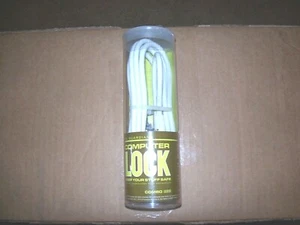 PC GUARDIAN 6 FT TWO KEY WHITE 7-PIN PUSH-BUTTON LOCK (TUBED CONTAINER) #29RW-90 - Picture 1 of 2
