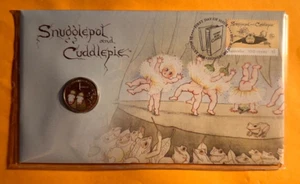 2018 Australia PNC Snugglepot and Cuddlepie Coloured UNC $1 Coin - Picture 1 of 2