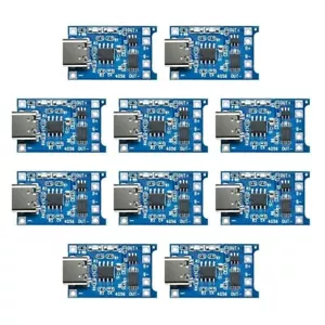 10PCS 5V Micro USB 1A 18650 Lithium Battery Charging Board Charger Module - Picture 1 of 14