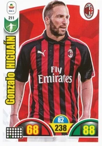211 GONZALO HINGUAIN # ARGENTINA AC MILAN CARD ADRENALYN CALCIATORI 2019 PANINI - Picture 1 of 1
