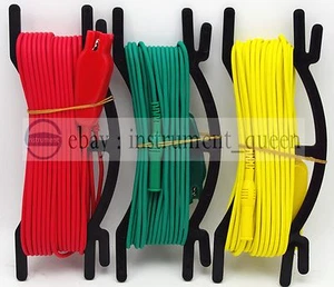 Test lead set Use for GEO Earth Ground Resistance Tester Meter Red,Yello,Green - Picture 1 of 2