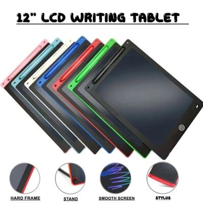 12" Electronic Digital LCD Writing Tablet Drawing Board Kids Graphics Gifts Toys - Image 1 of 4