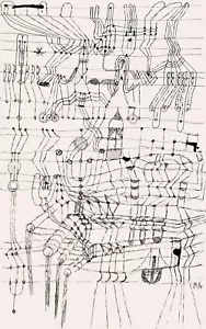 11104.Decoration Poster.Home Wall.Room art design.Paul Klee painting.Drawing - Picture 1 of 1