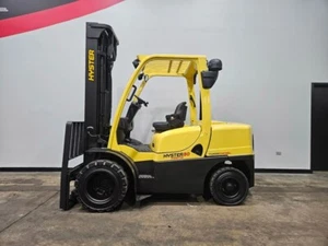 2008 HYSTER H80FT 2 STAGE 8000LB PNEUMATIC DIESEL FORKLIFT STK 14558 - Picture 1 of 13