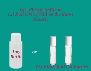 (2) ROLL ON’S or 1oz. PERFUME OIL•FRAGRANCE BODY OILS!! MEN•WOMEN•UNISEX SCENTS! - Picture 1 of 5